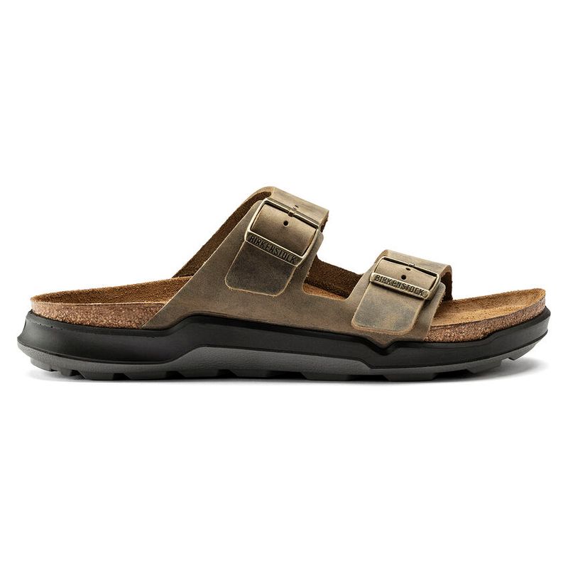 Birkenstock Arizona CT Cross Track Faded Khaki skinn normal