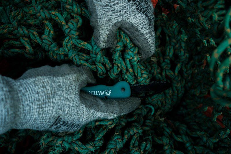 Waterhaul resirkulert foldekniv m hook