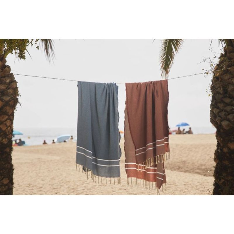 By Foutas Herringbone håndkle terracotta