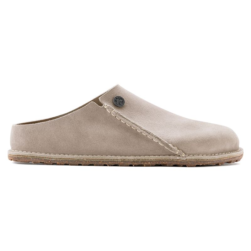 Birkenstock Zermatt Premium semsket skinn stone grå normal